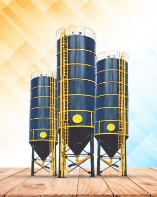 Cement silo in M.P India